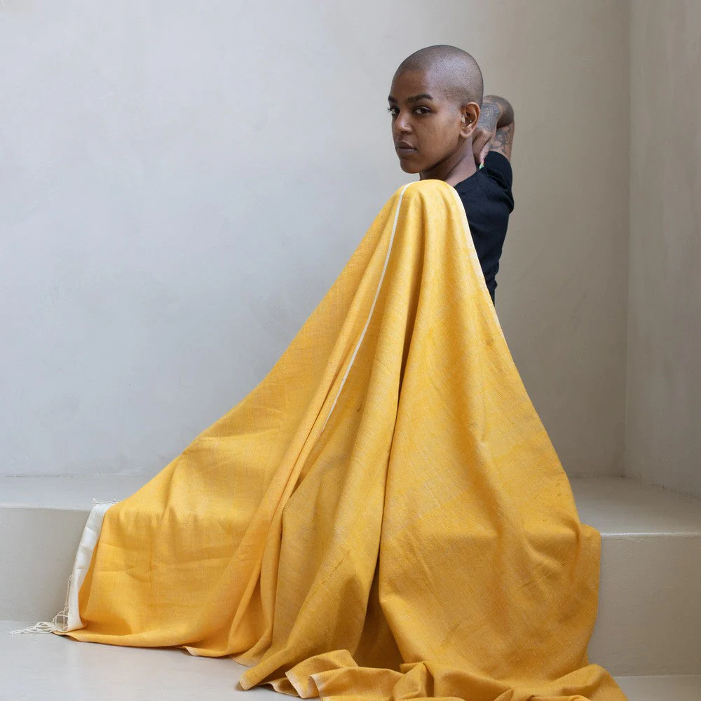 Abay Handwoven Ethiopian Cotton Beach Towel - Image 4