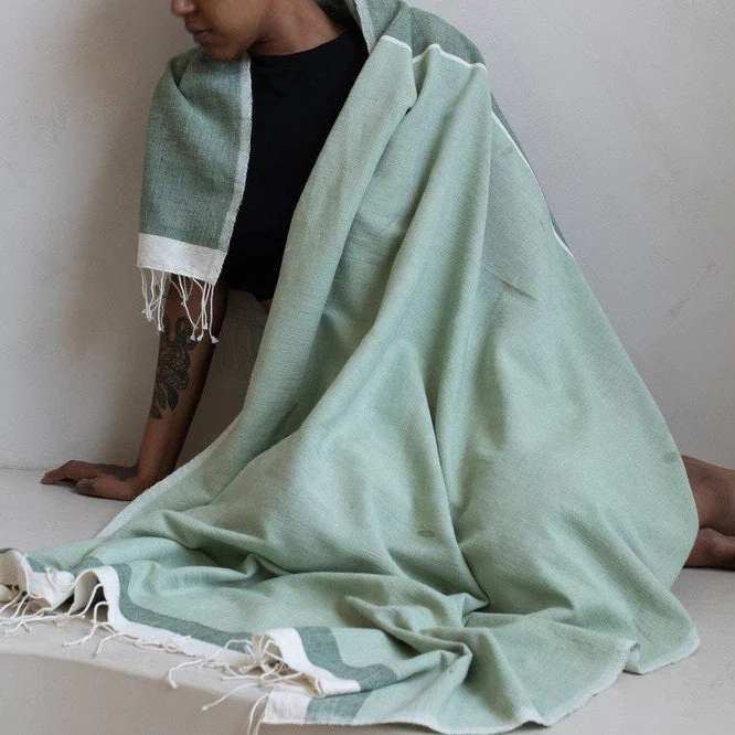 Abay Handwoven Ethiopian Cotton Beach Towel - Image 6