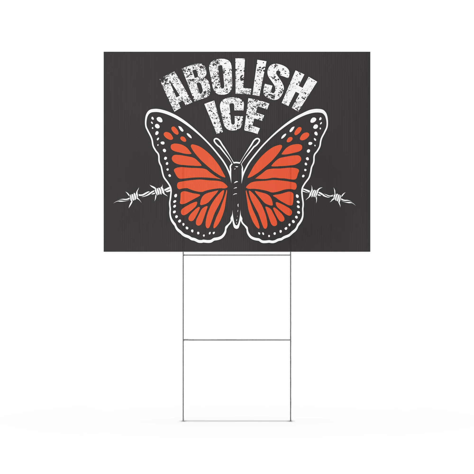 Abolish ICE Yard sign
