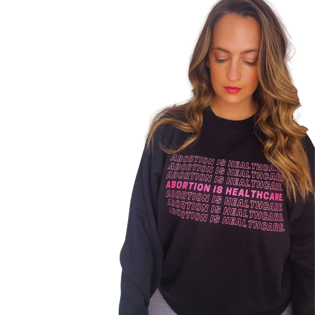 Abortion is Healthcare Crewneck Sweatshirt - Image 2