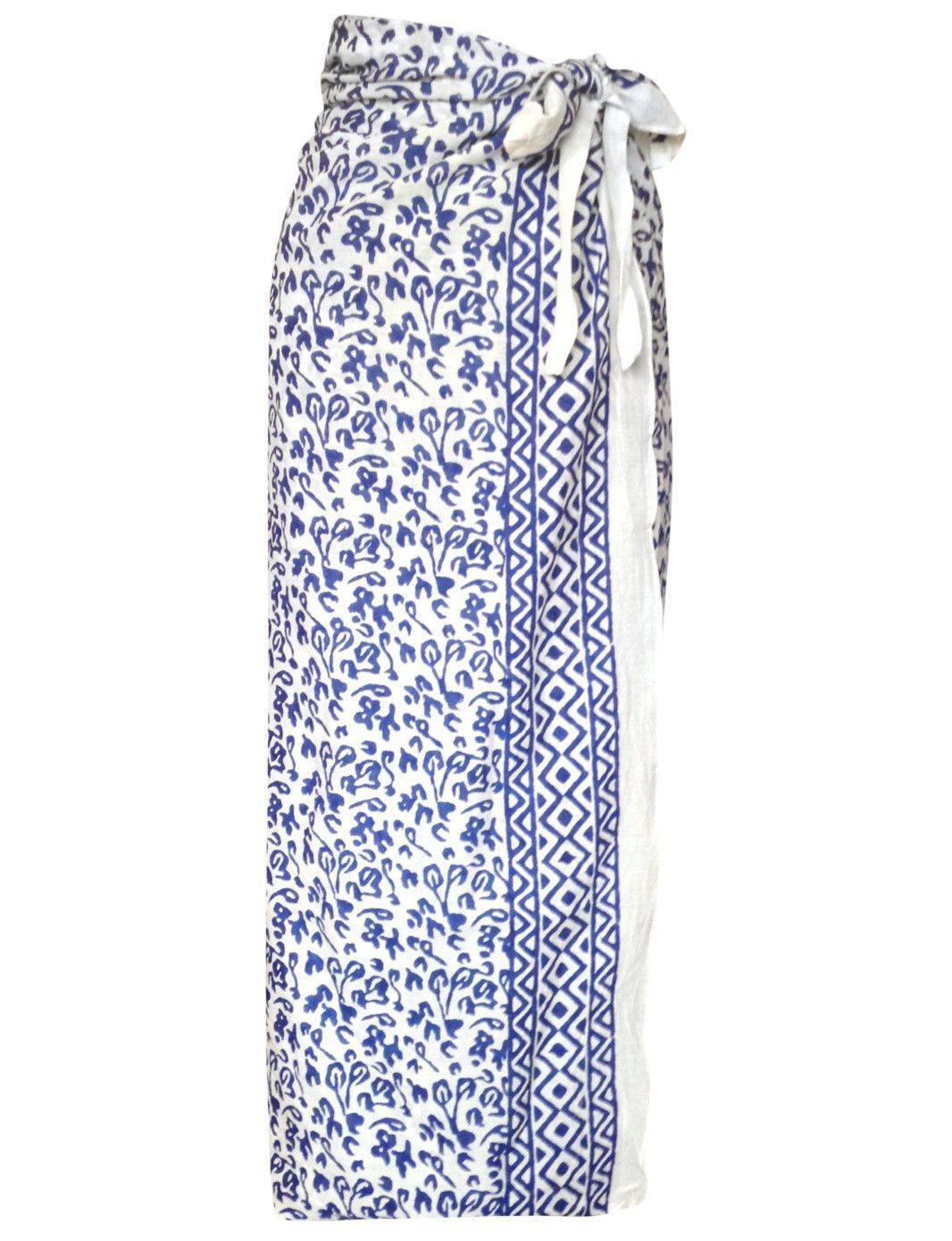 Abstract Blue Sarong - Image 7