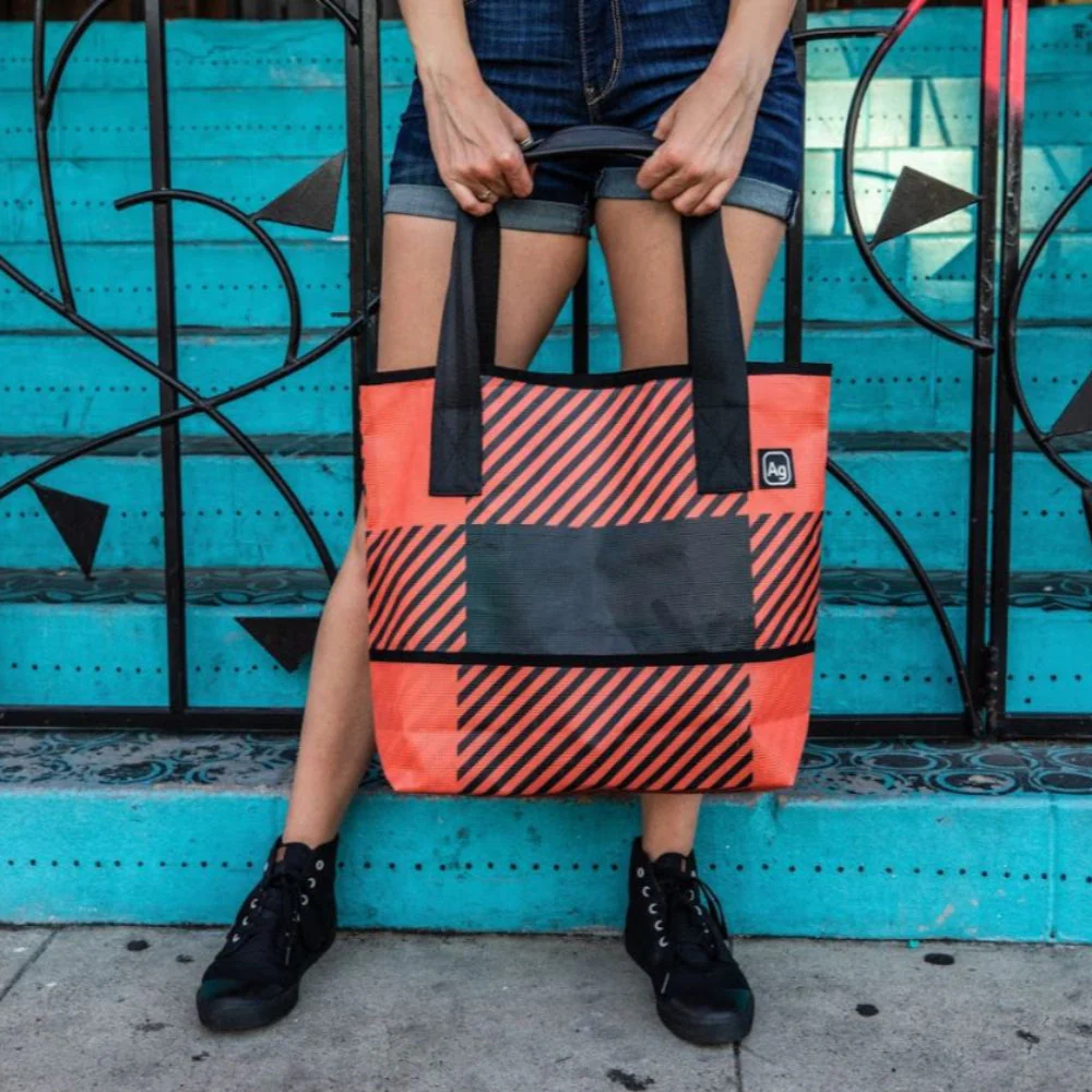 Ad Bag Upcycled Banner Tote - Image 2