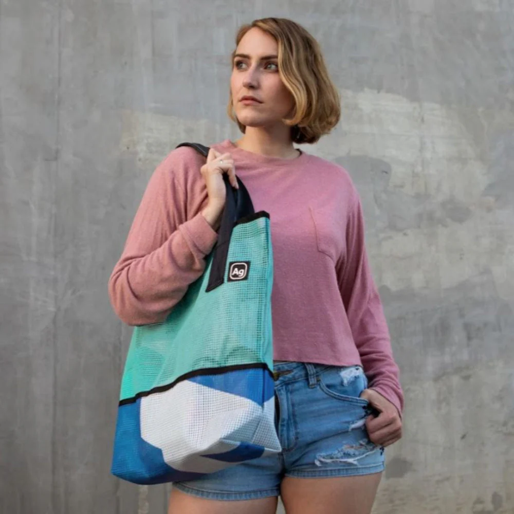 Ad Bag Upcycled Banner Tote - Image 4