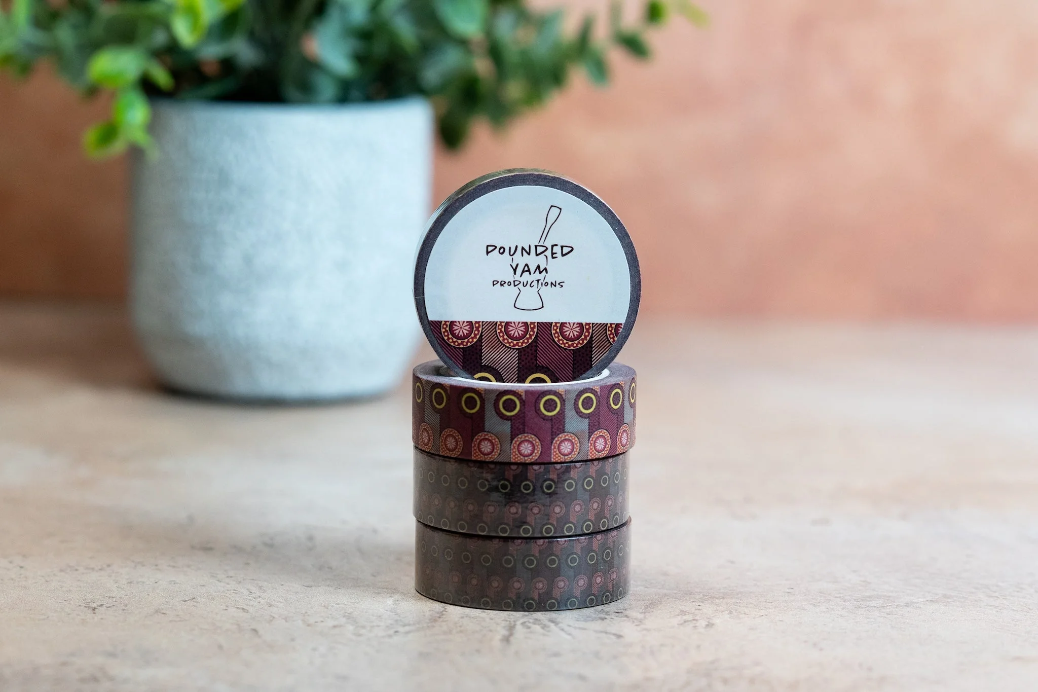 African Print Washi Tape - BP (Ankara) - Image 3