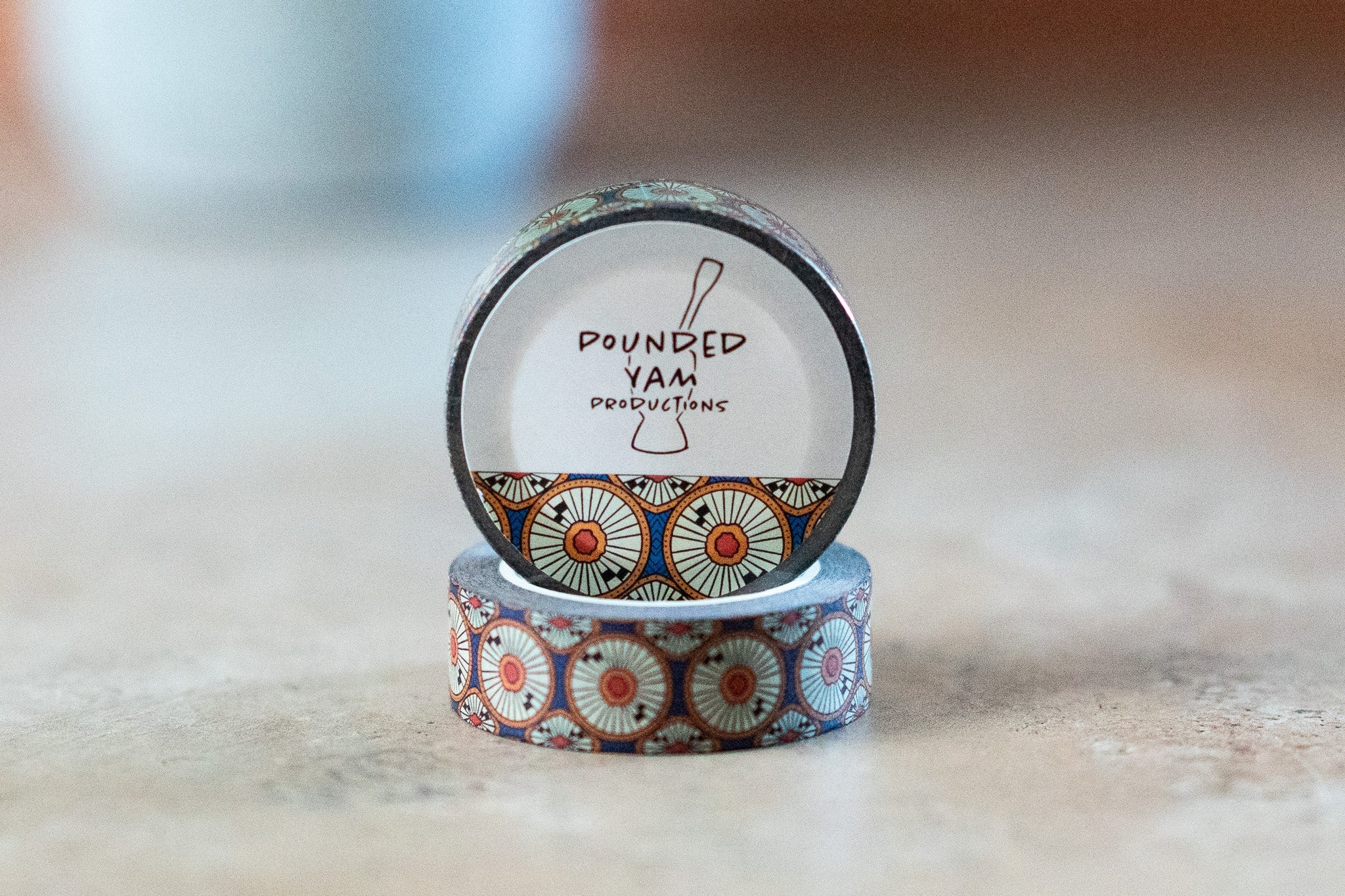 African Print Washi Tape - Circles (Ankara) - Image 2