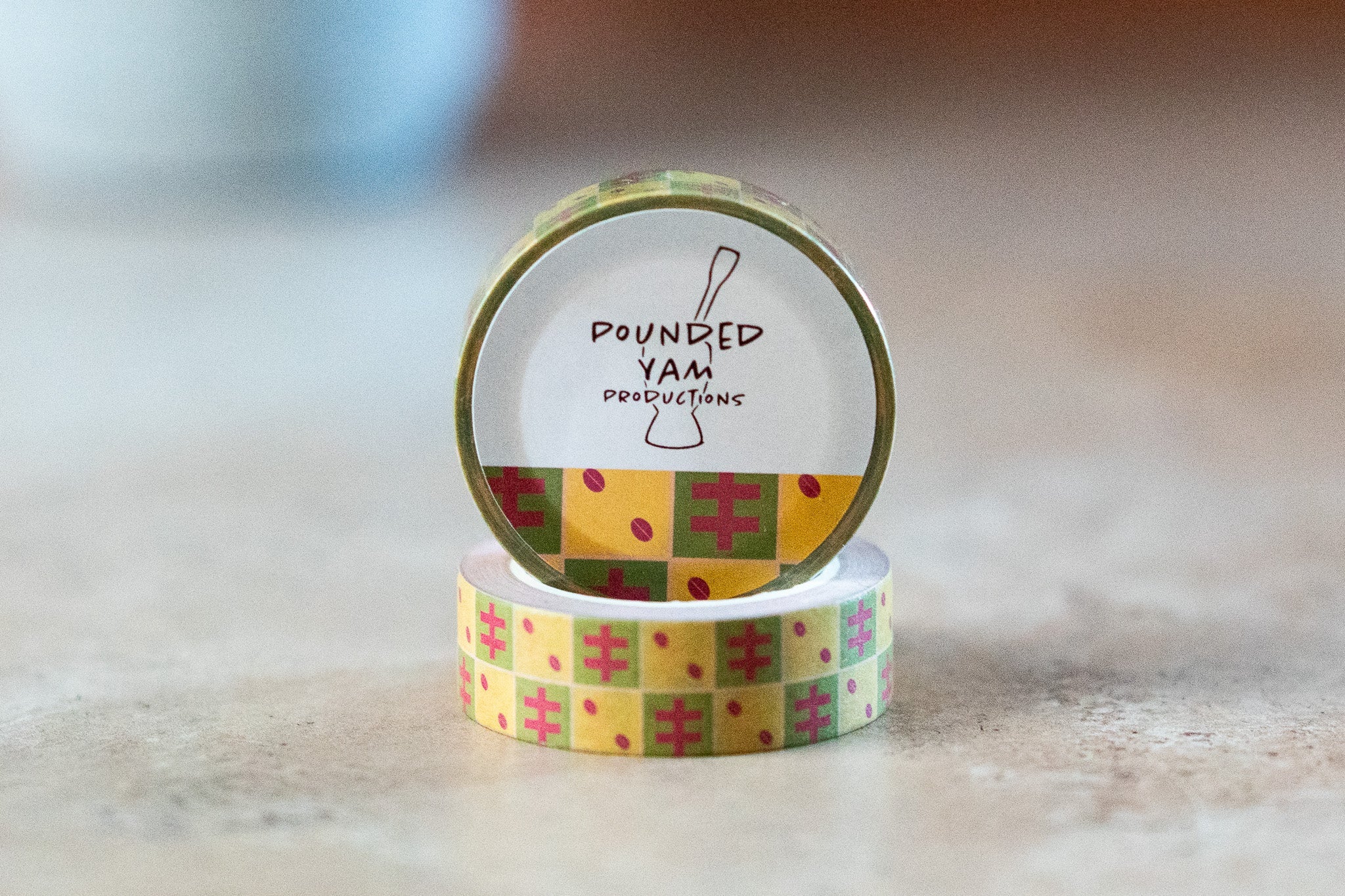 African Print Washi Tape - Cowries (Ankara) - Image 2