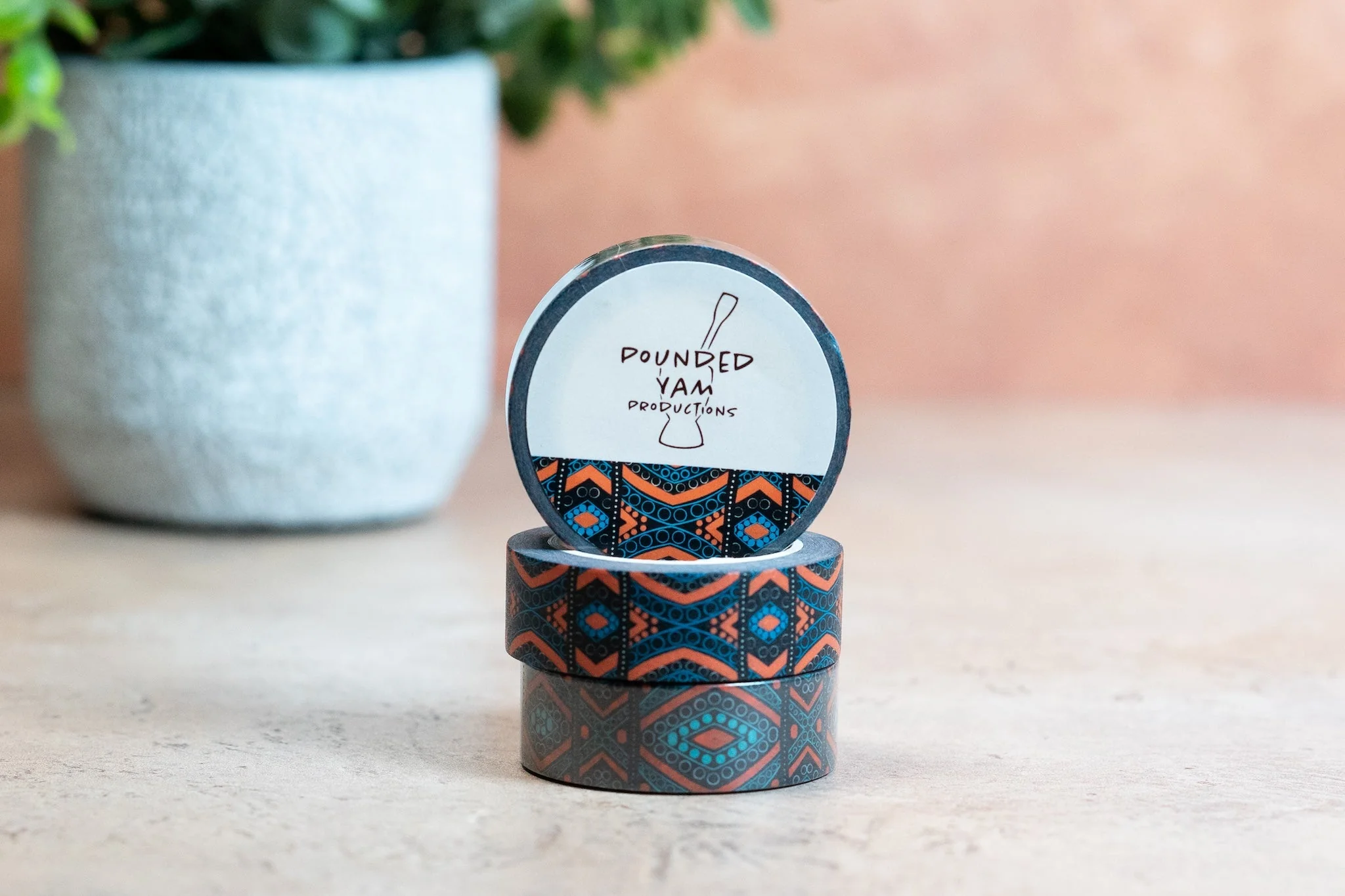 African Print Washi Tape - Diamonds (Ankara) - Image 3