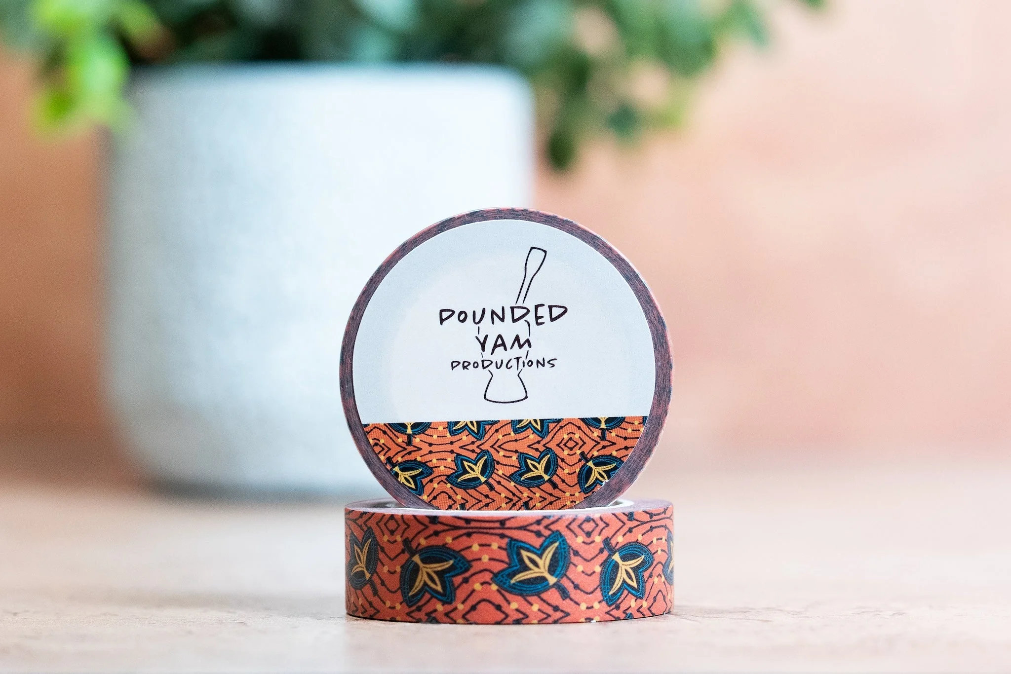 African Print Washi Tape - Fans (Ankara) - Image 2