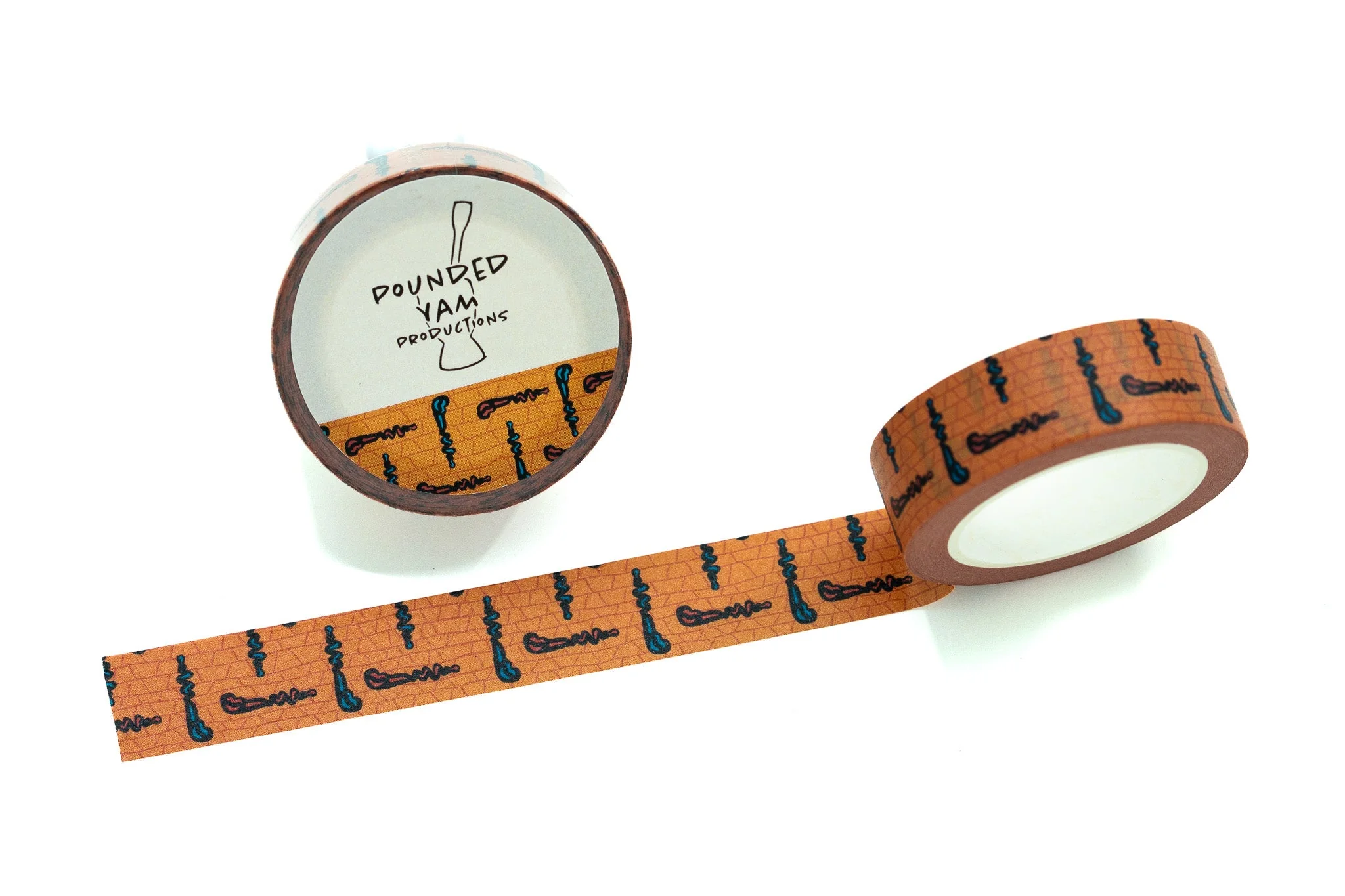 African Print Washi Tape - Walking Sticks (Ankara)