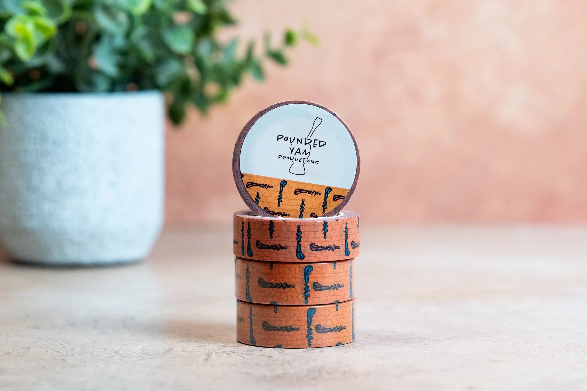 African Print Washi Tape - Walking Sticks (Ankara) - Image 3