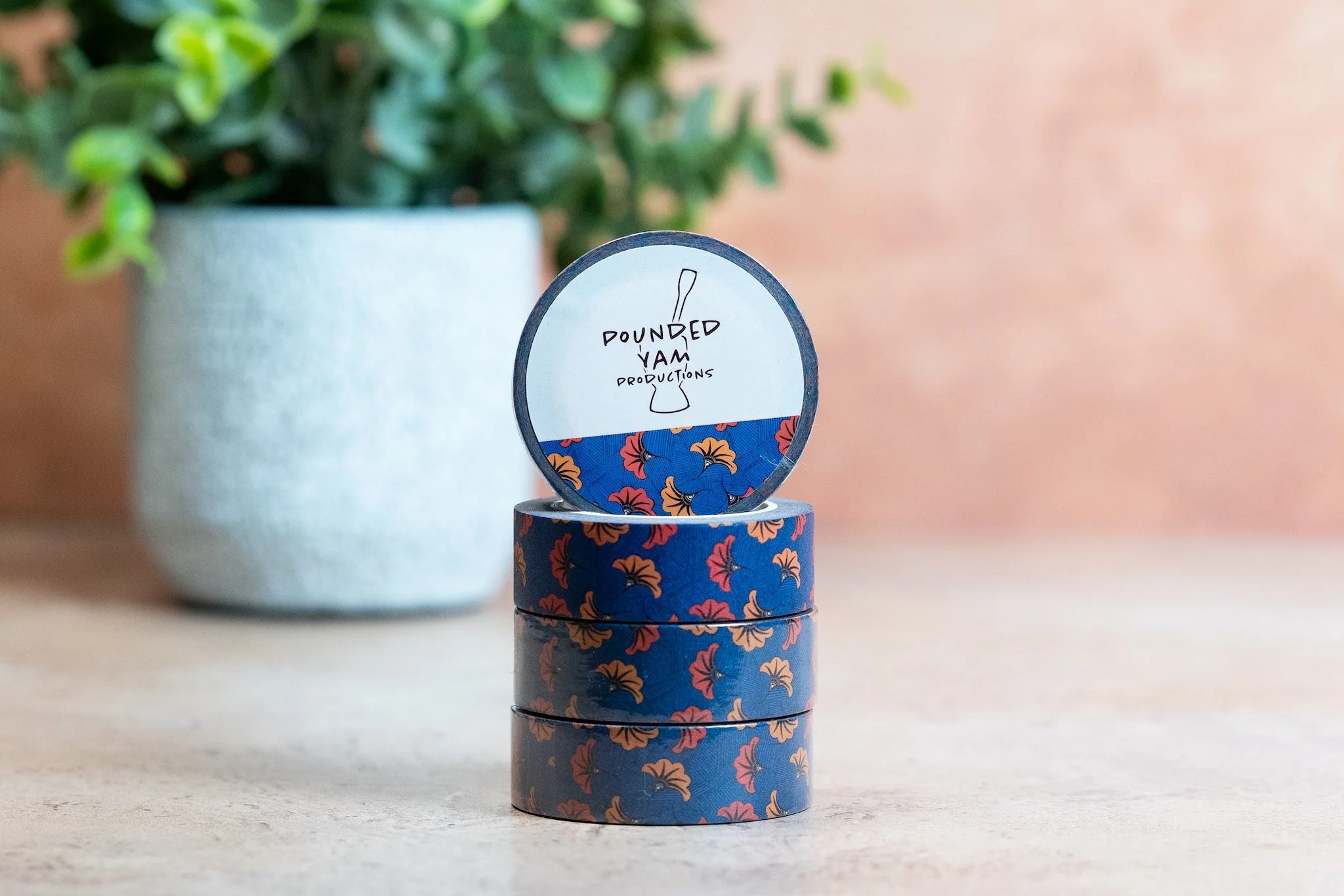 African Print Washi Tape - Wedding Flowers (Ankara) - Image 3