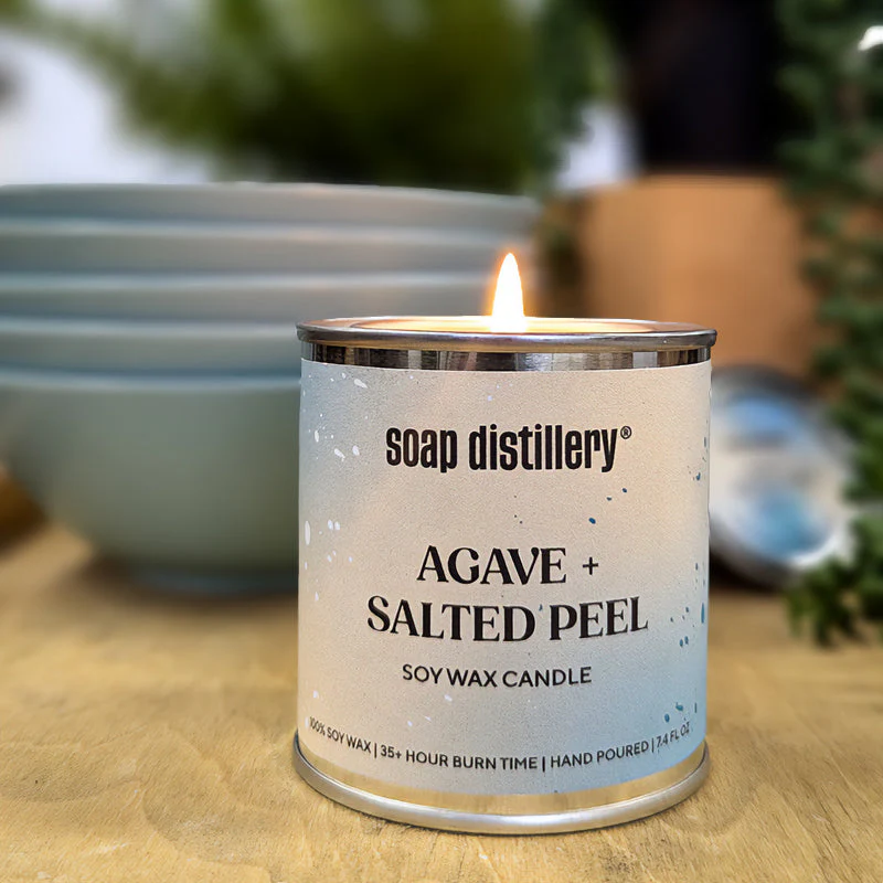 Agave + Salted Peel Soy Wax Candle - Image 2