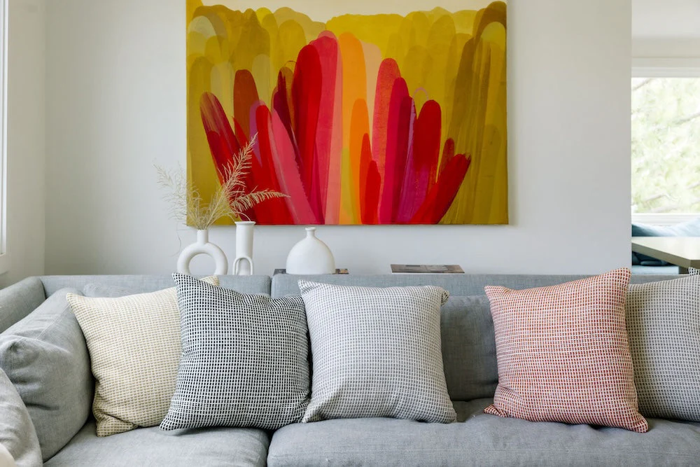 Akobo Handwoven Ethiopian Cotton Throw Pillow Cover - Image 3