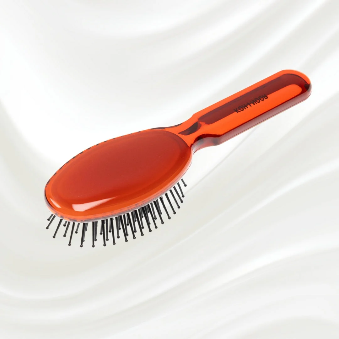 All Seasons Synthetic Pin Hair Brush - Pneumatic Cushion for Thick & Coarse Hair - Image 12