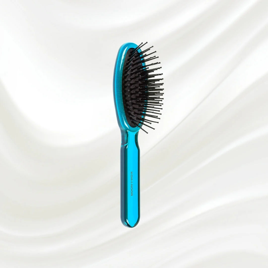 All Seasons Synthetic Pin Hair Brush - Pneumatic Cushion for Thick & Coarse Hair - Image 2