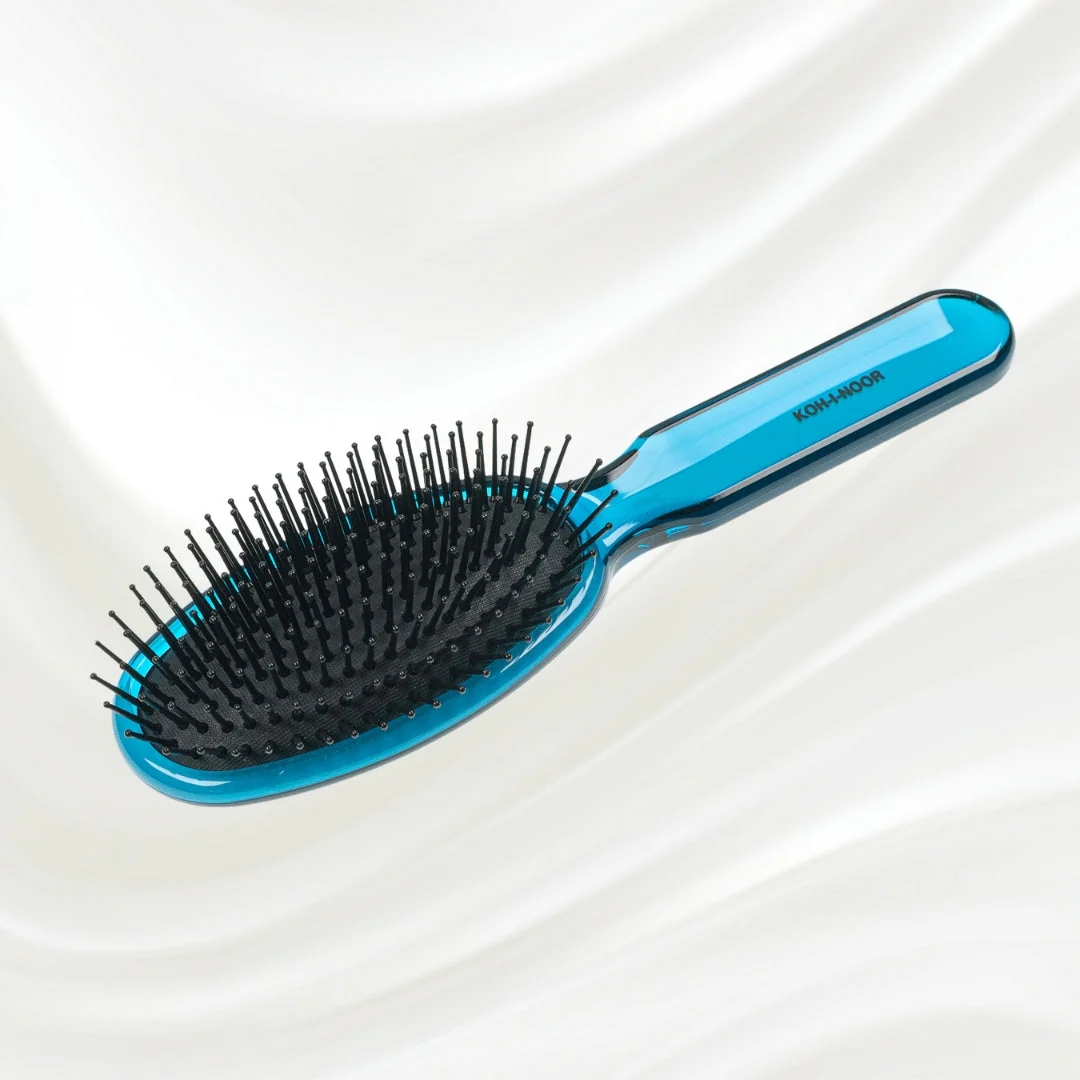 All Seasons Synthetic Pin Hair Brush - Pneumatic Cushion for Thick & Coarse Hair - Image 21