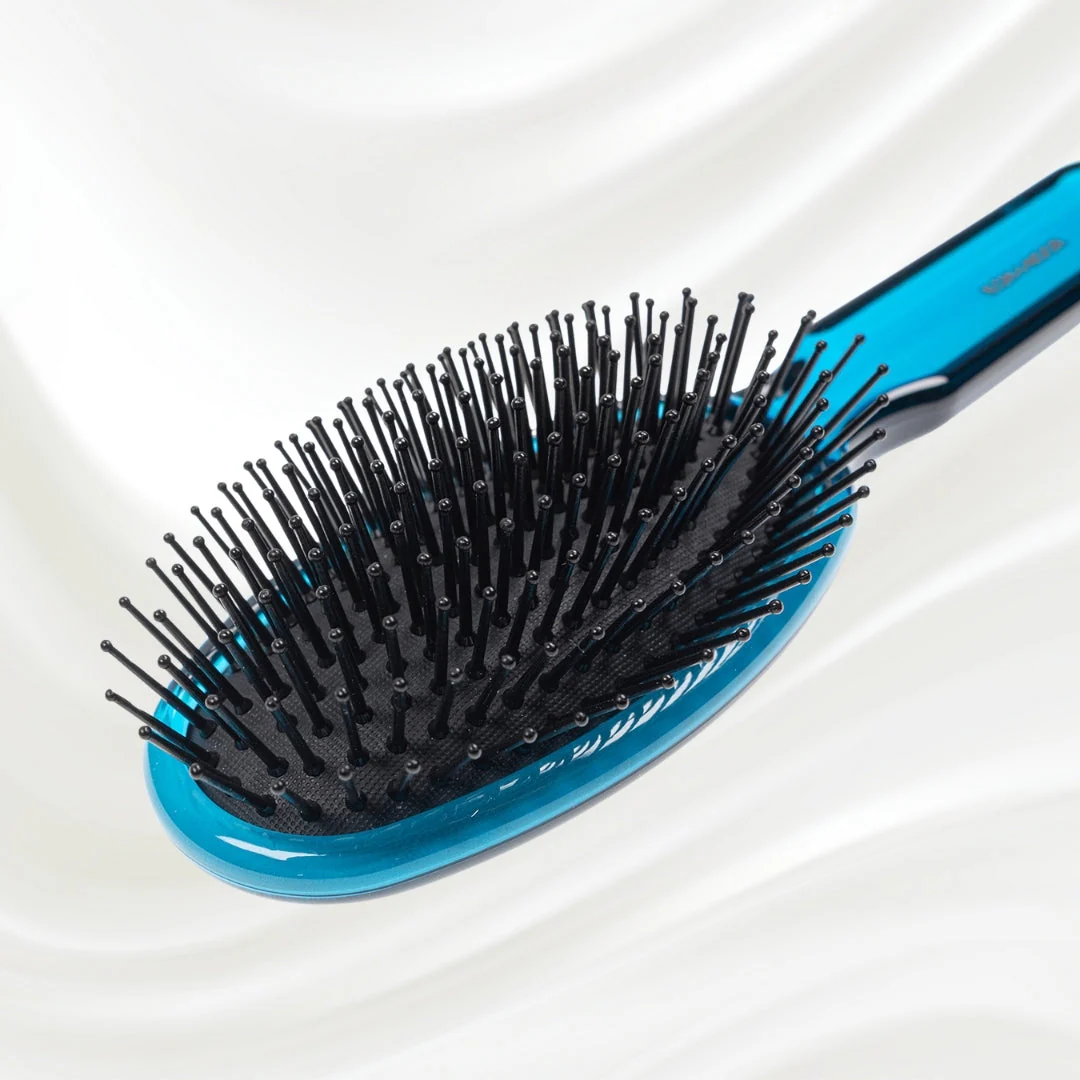 All Seasons Synthetic Pin Hair Brush - Pneumatic Cushion for Thick & Coarse Hair - Image 22