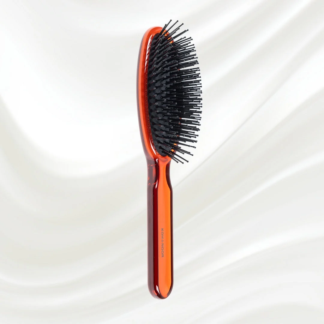 All Seasons Synthetic Pin Hair Brush - Pneumatic Cushion for Thick & Coarse Hair - Image 26