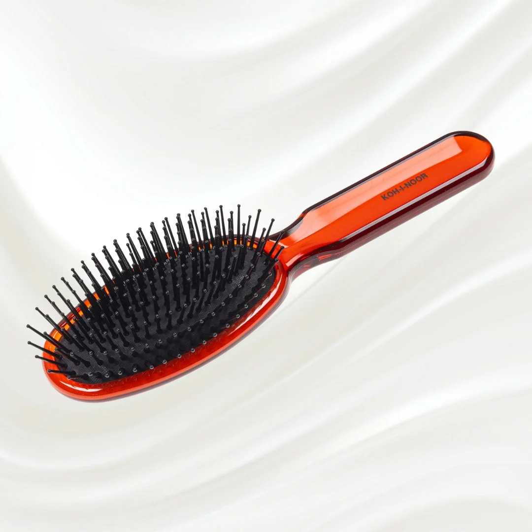 All Seasons Synthetic Pin Hair Brush - Pneumatic Cushion for Thick & Coarse Hair - Image 27