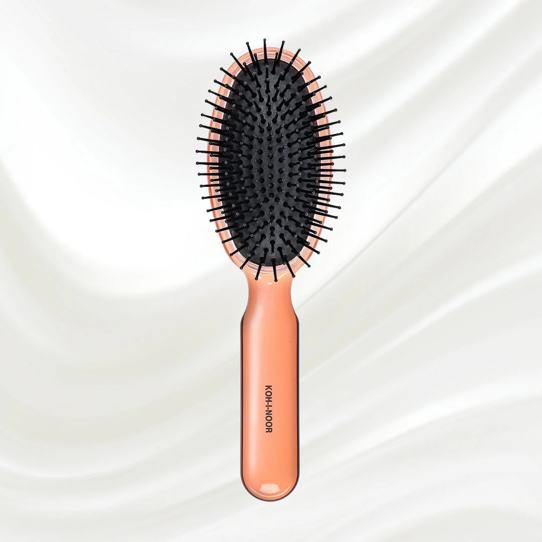 All Seasons Synthetic Pin Hair Brush - Pneumatic Cushion for Thick & Coarse Hair - Image 36