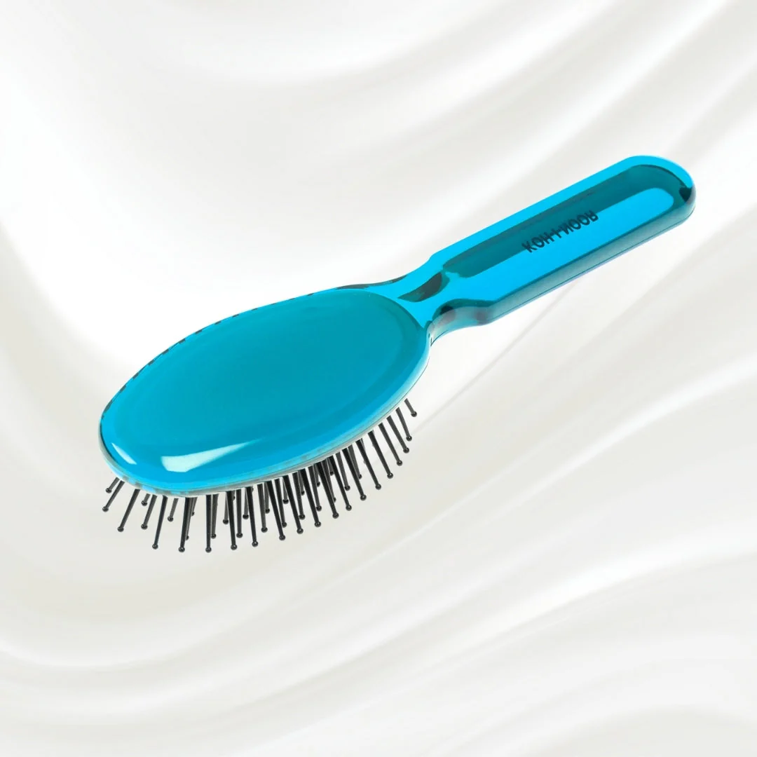 All Seasons Synthetic Pin Hair Brush - Pneumatic Cushion for Thick & Coarse Hair - Image 6