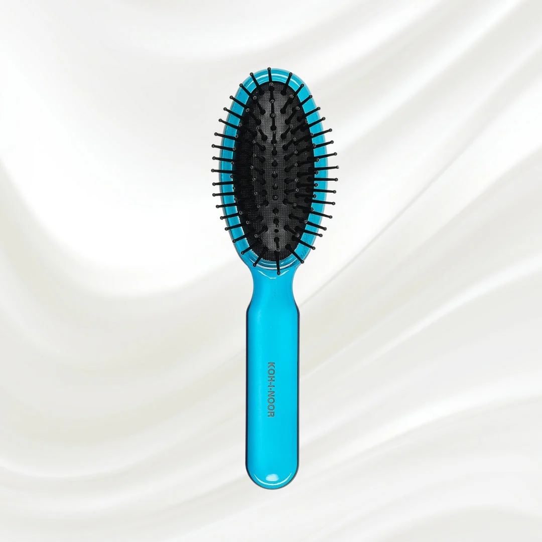 All Seasons Synthetic Pin Hair Brush - Pneumatic Cushion for Thick & Coarse Hair - Image 7