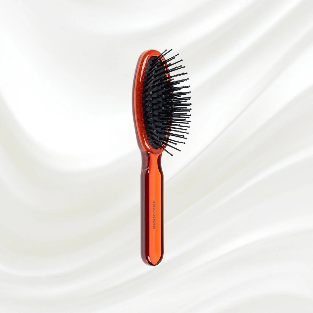All Seasons Synthetic Pin Hair Brush - Pneumatic Cushion for Thick & Coarse Hair - Image 8