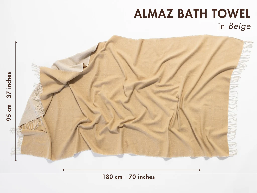 Almaz Handwoven Ethiopian Cotton Bath Towel - Image 8