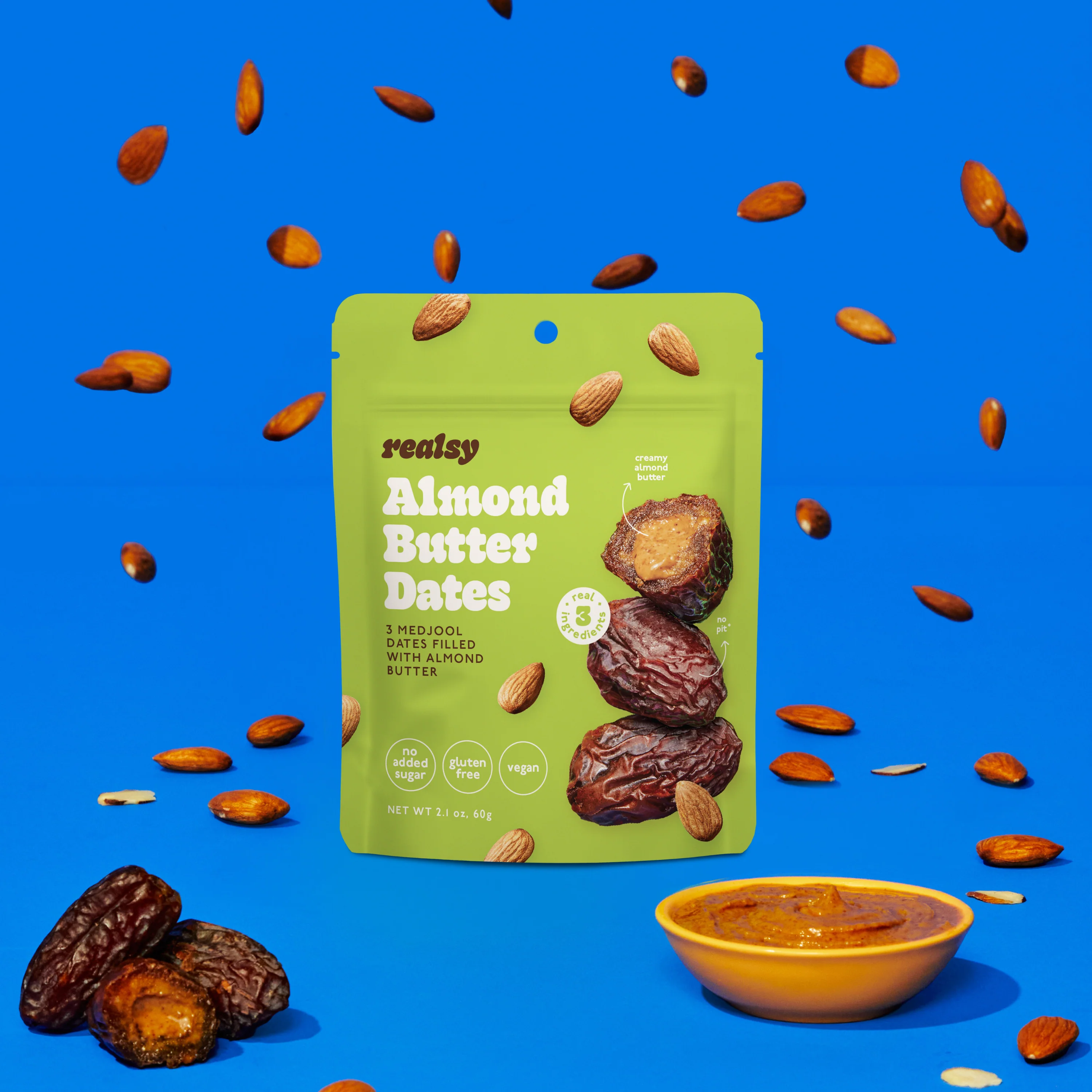 Almond Butter Filled Medjool Date Snack Pack - Image 3