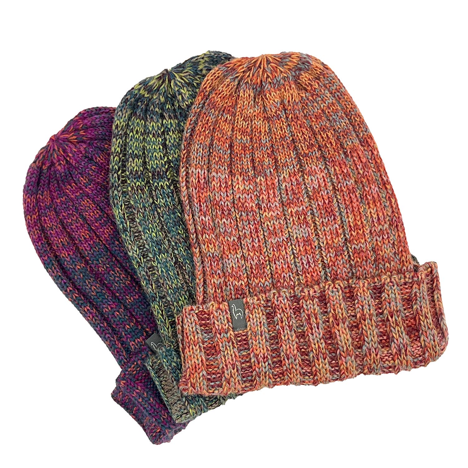 Alpaca Beanie Hat - Accordion - Tumeric - Image 3