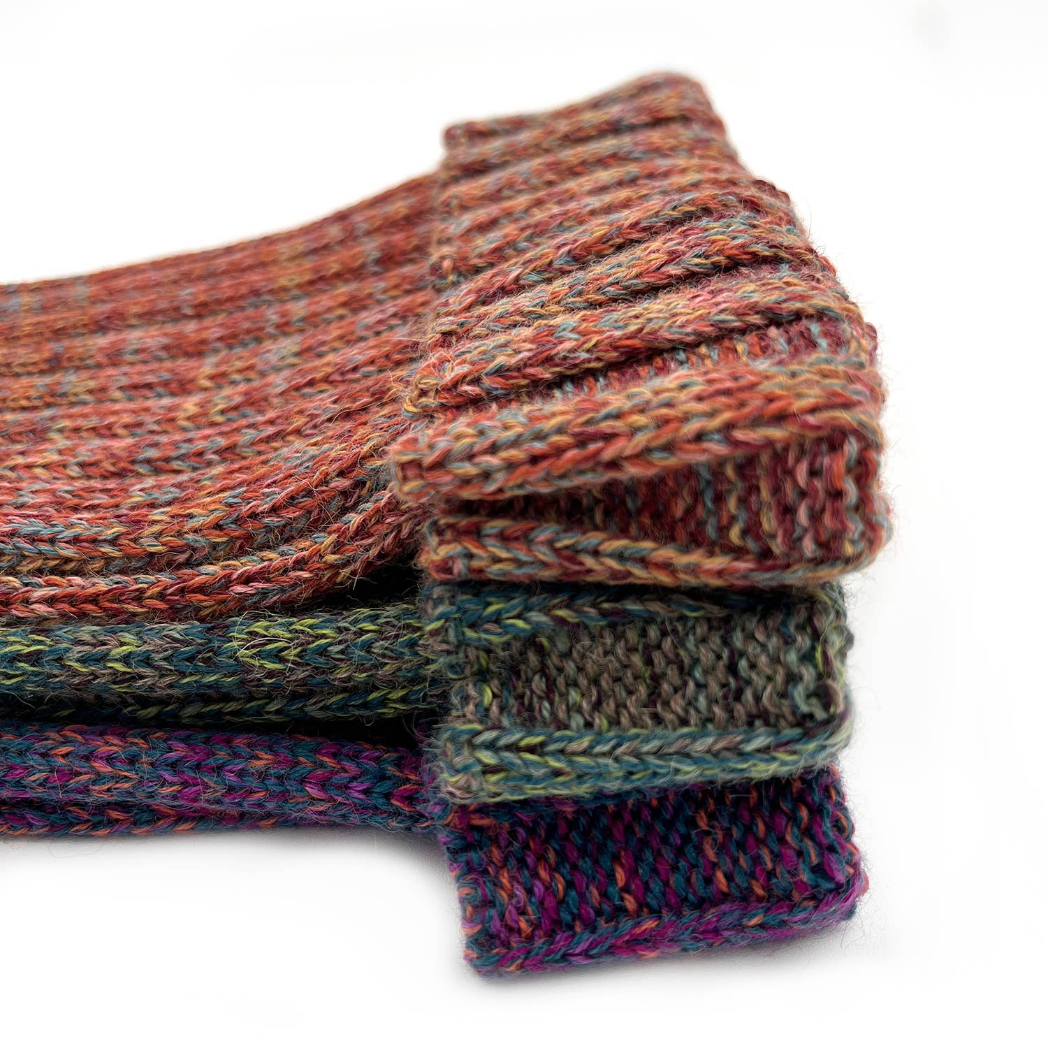 Alpaca Beanie Hat - Accordion - Tumeric - Image 4
