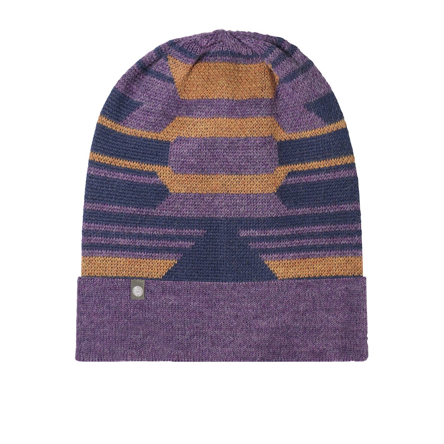 Alpaca Beanie - Incan - Plum - Image 2