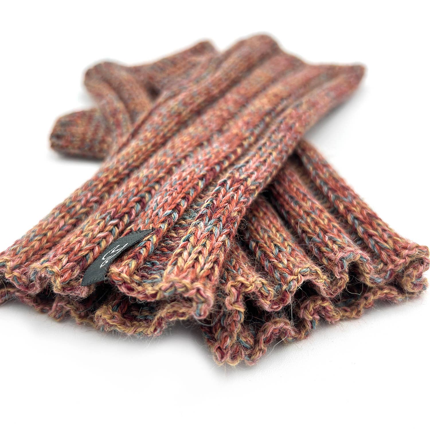 Alpaca Gloves - Accordion - Tumeric - Image 2