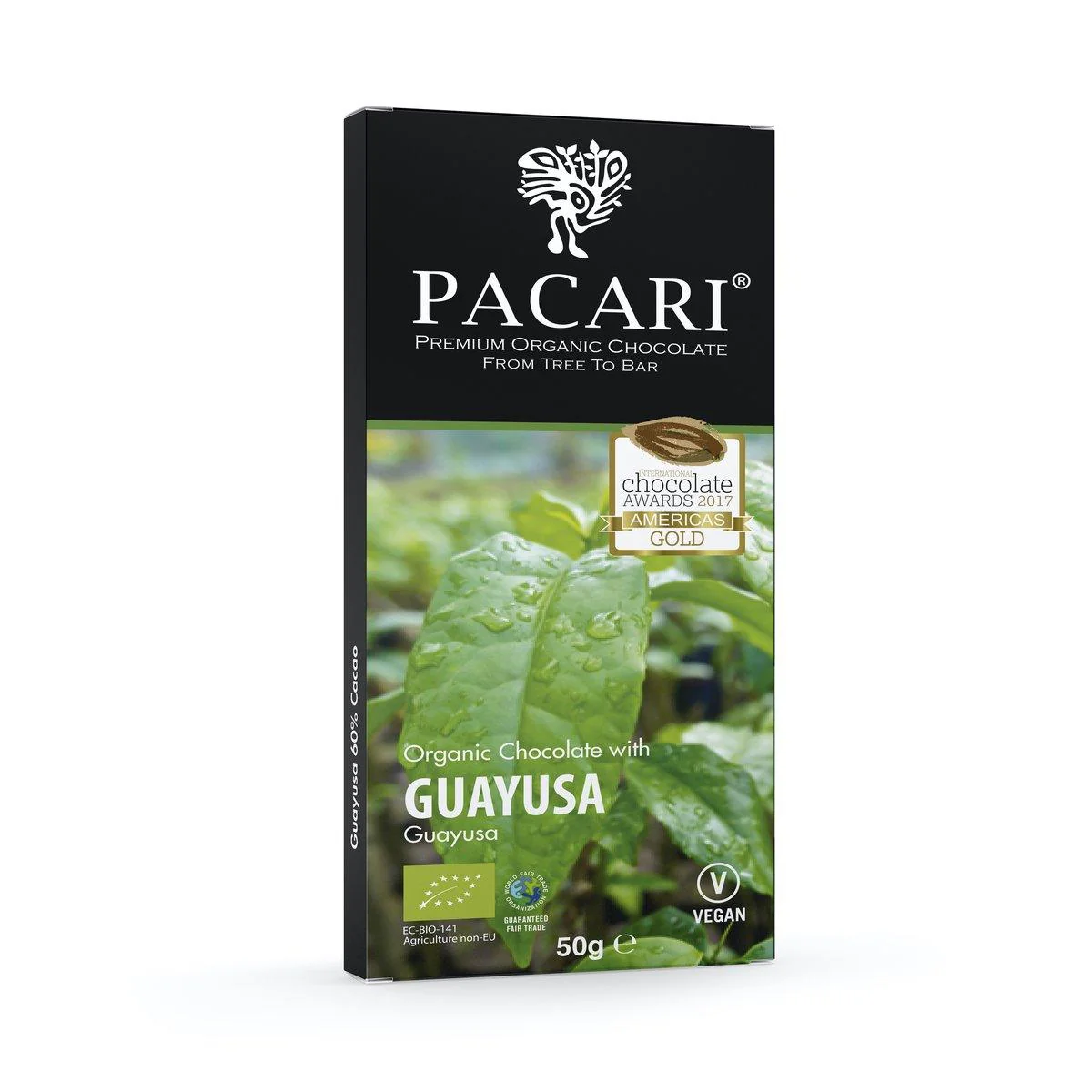 Amazonian Green Tea Guayusa Organic Chocolate Bar - Image 2