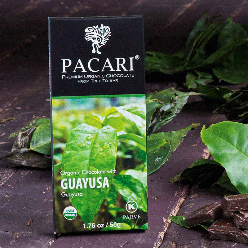 Amazonian Green Tea Guayusa Organic Chocolate Bar - Image 4