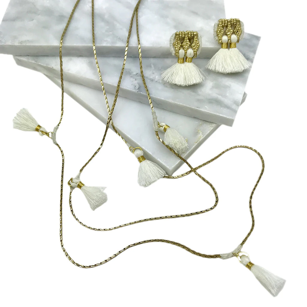 Ananya Tassel Necklace - Image 3