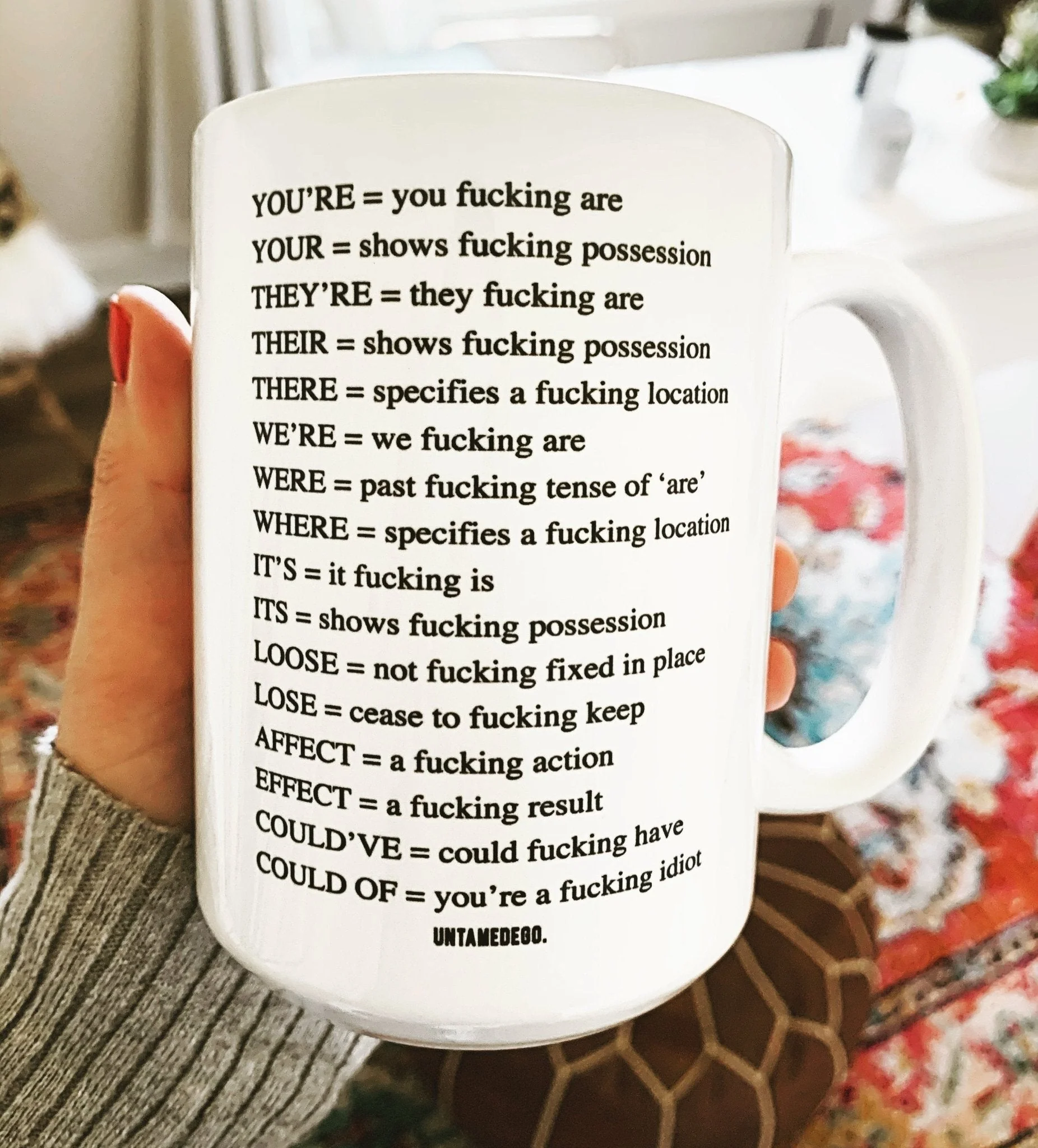 Angry Grammar Mugs - Image 3