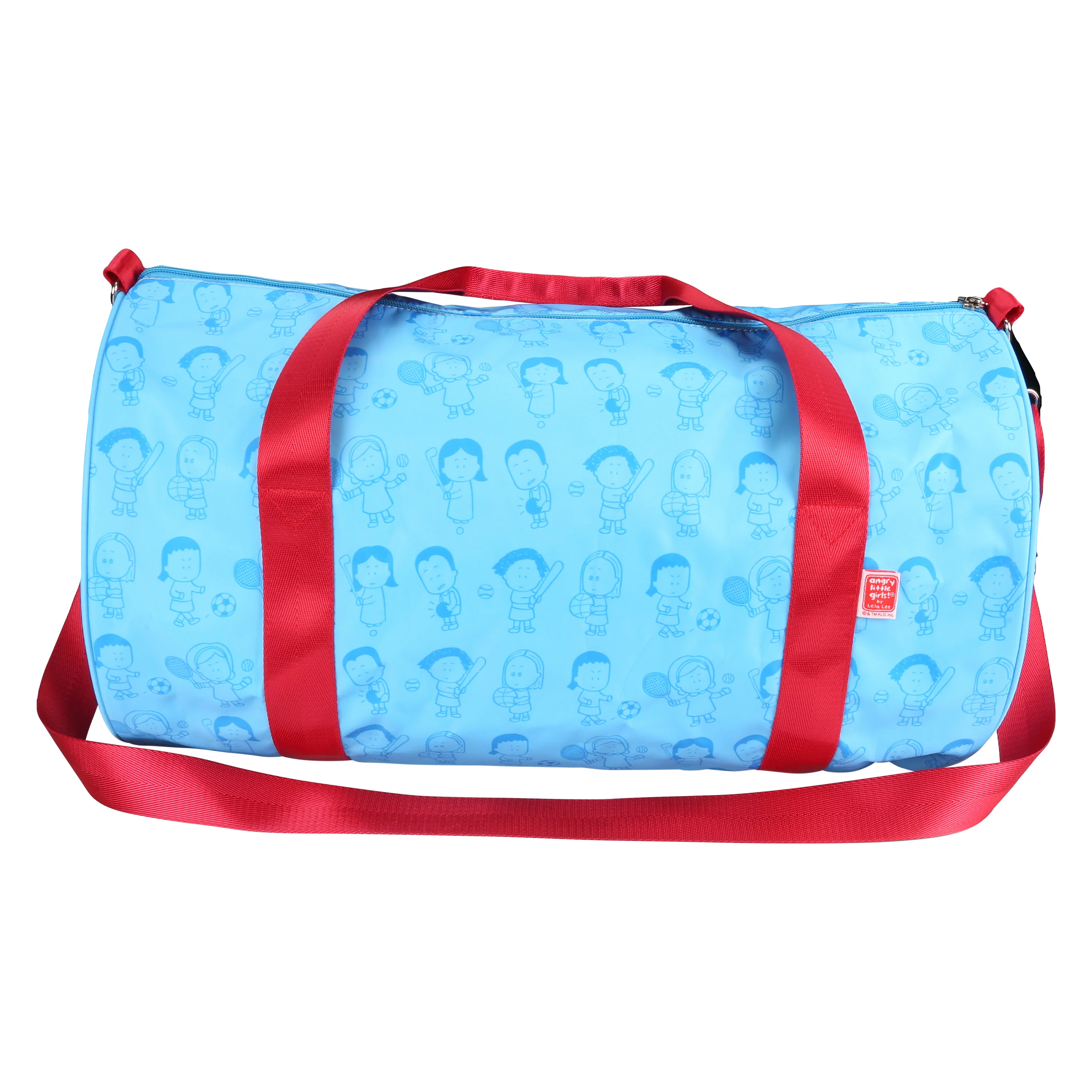 Angry Little Girls Tough on Balls Gym Duffle Bag - Image 2