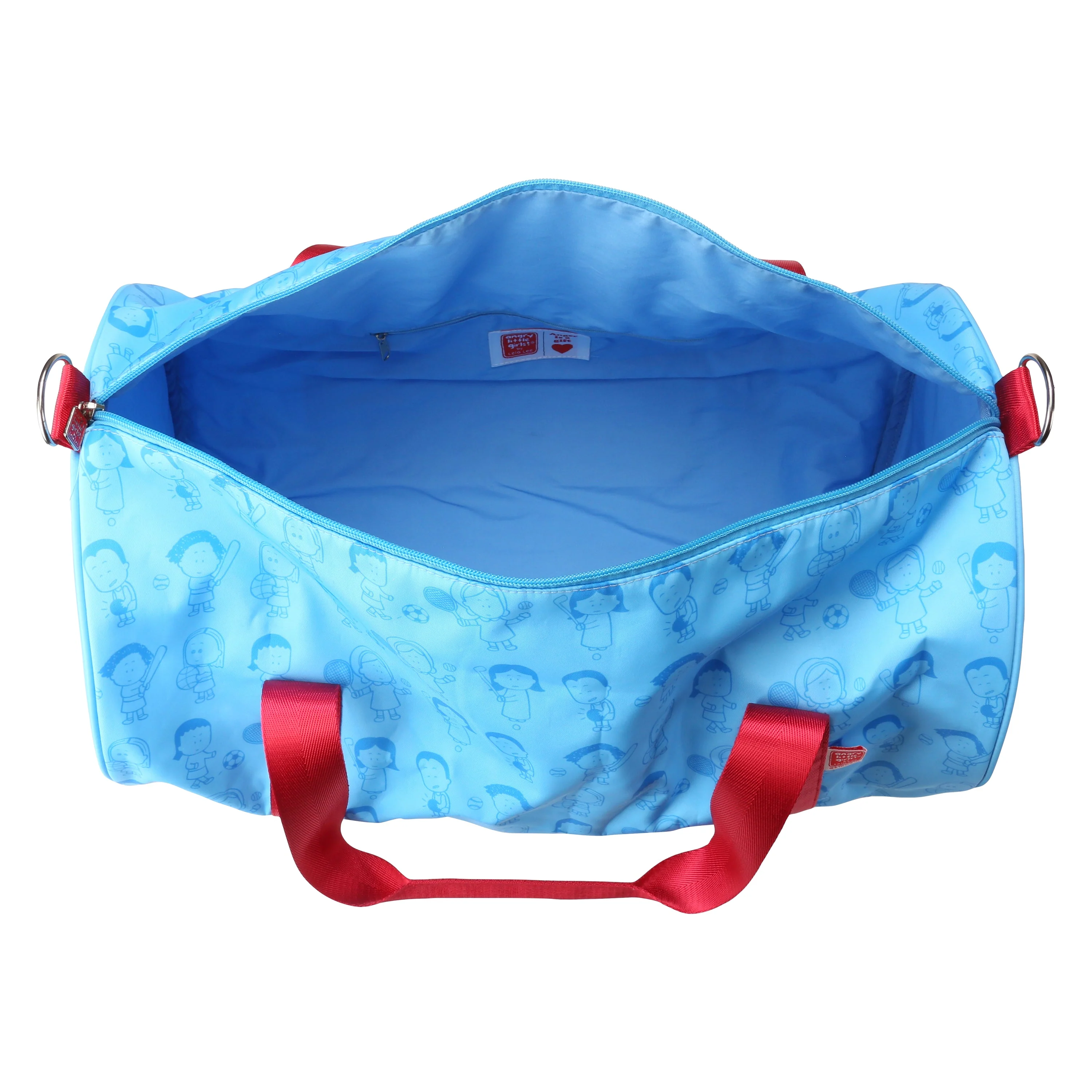 Angry Little Girls Tough on Balls Gym Duffle Bag - Image 3