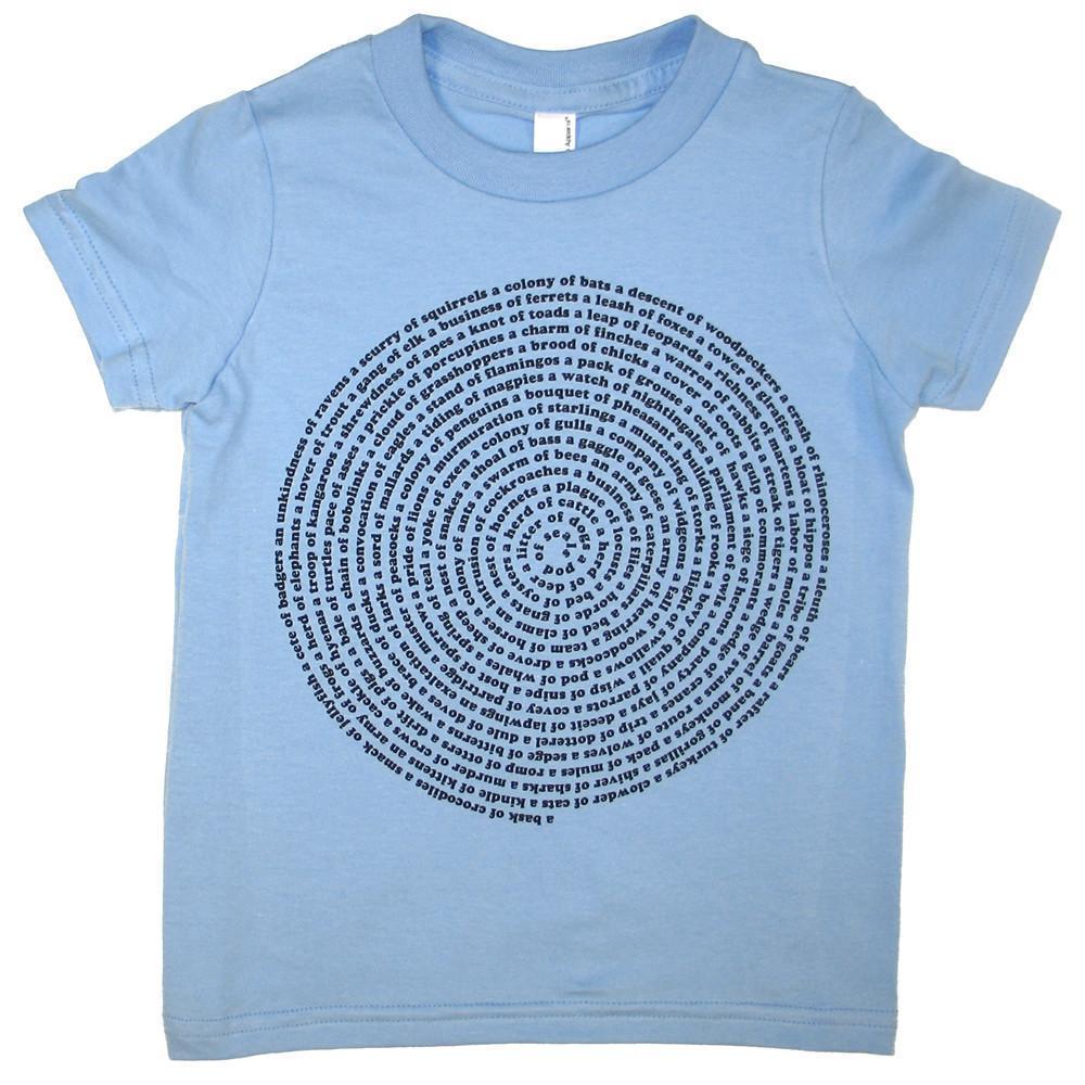 Animal Collective Group Nouns Kids Tee Shirt - Image 3