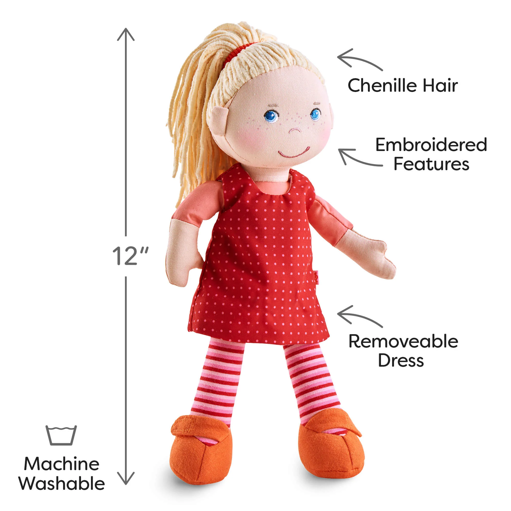 Annelie 12" Soft Doll - Image 6