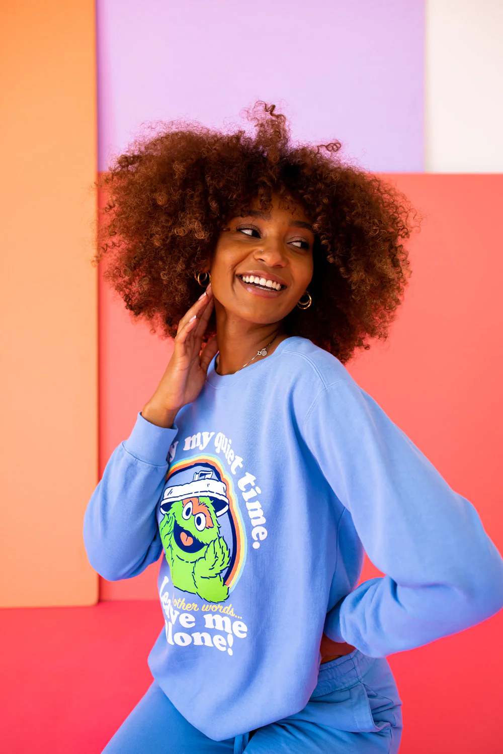 Anti-Social Oscar The Grouch Sweatshirt - Image 3