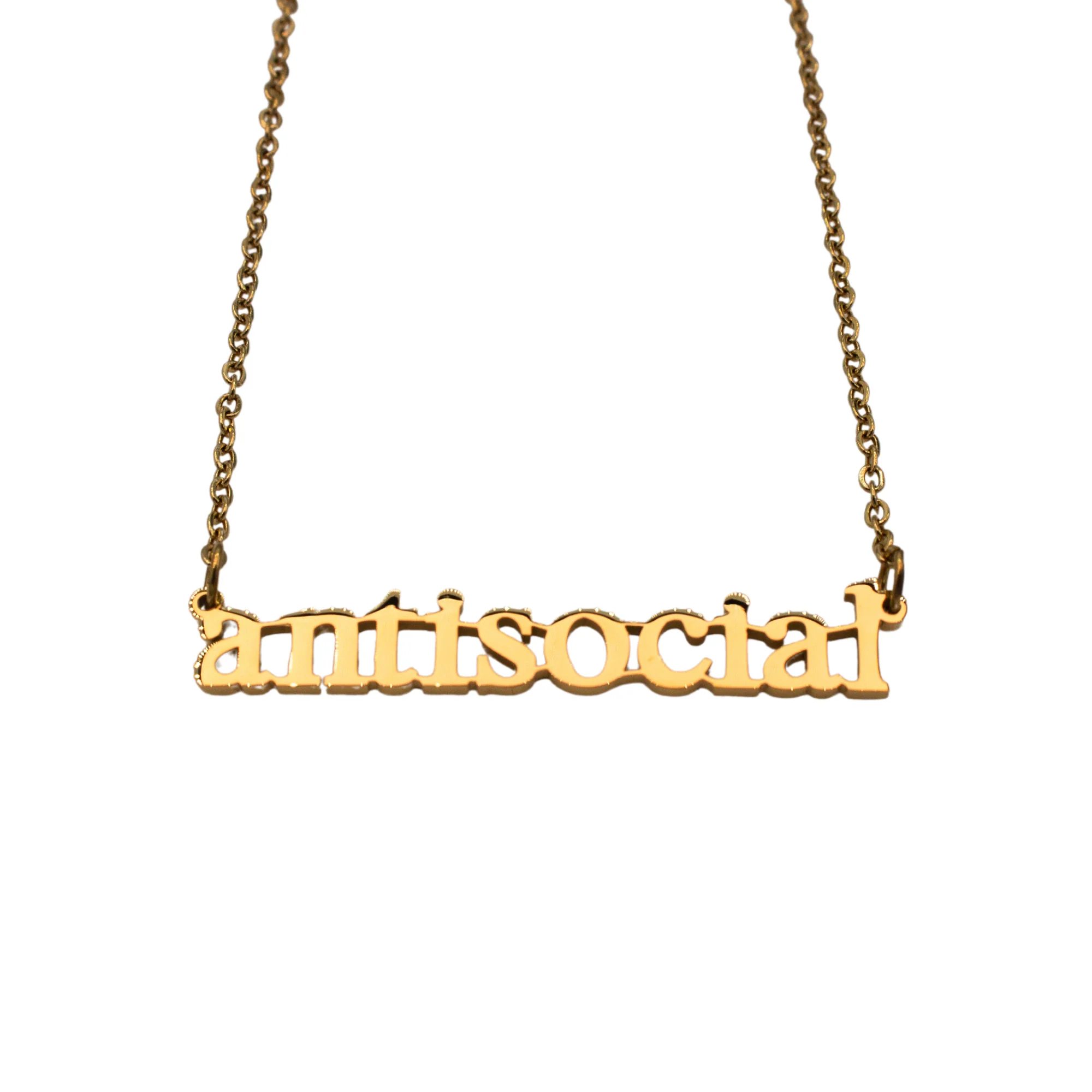 Antisocial Cutout Necklace - Image 3