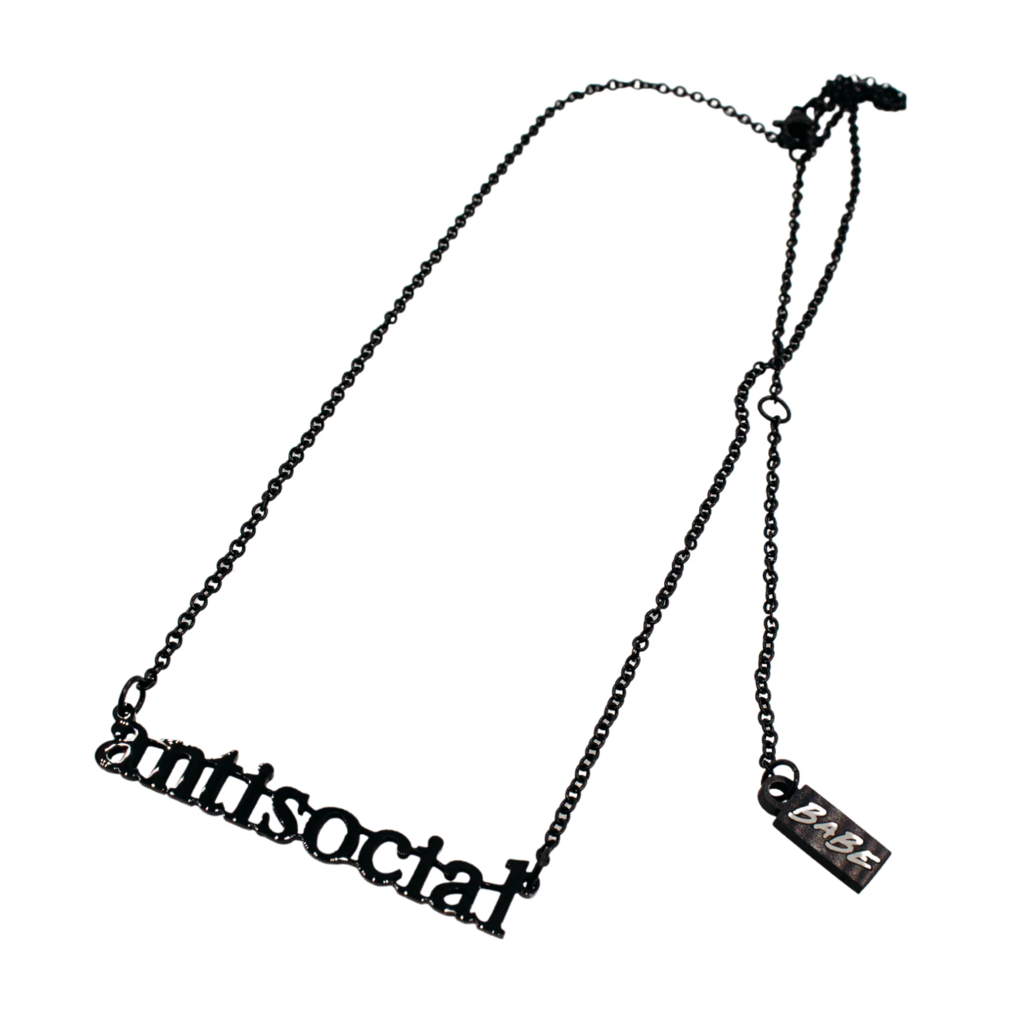 Antisocial Cutout Necklace - Image 5