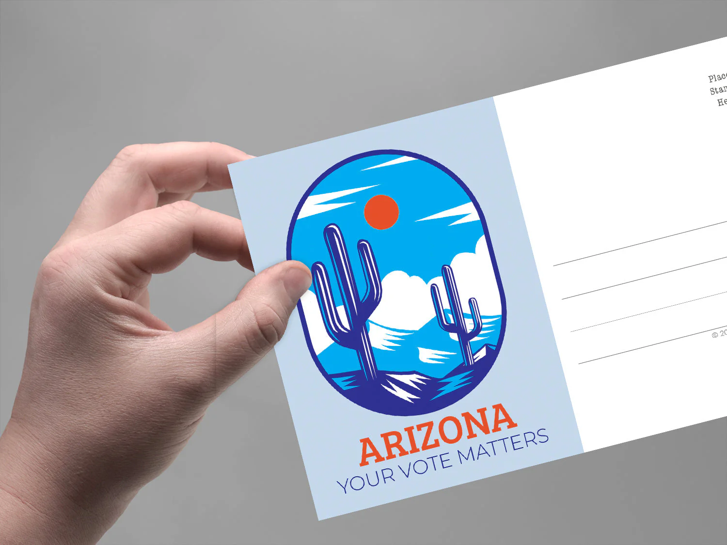 Arizona Voter Postcards - Blank 4x6 Voter Postcards - Image 3