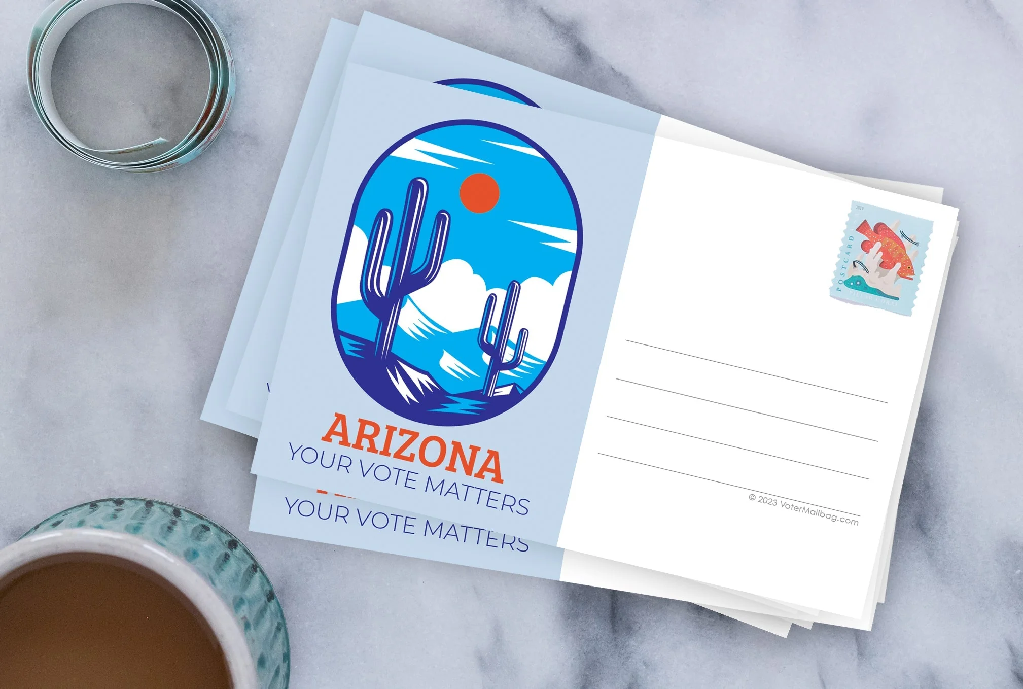 Arizona Voter Postcards - Blank 4x6 Voter Postcards - Image 5