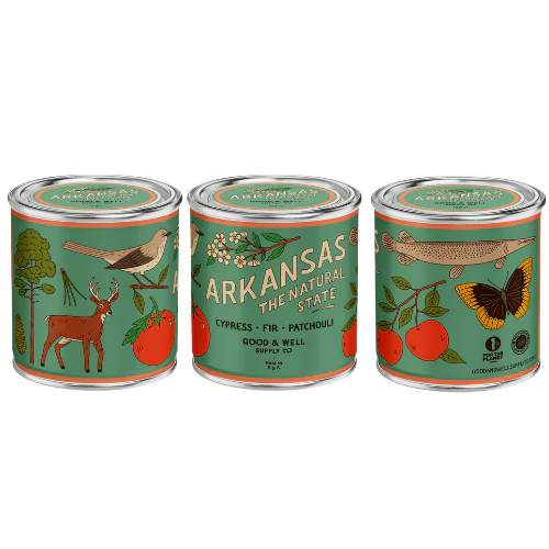 Arkansas State Candle - Image 2
