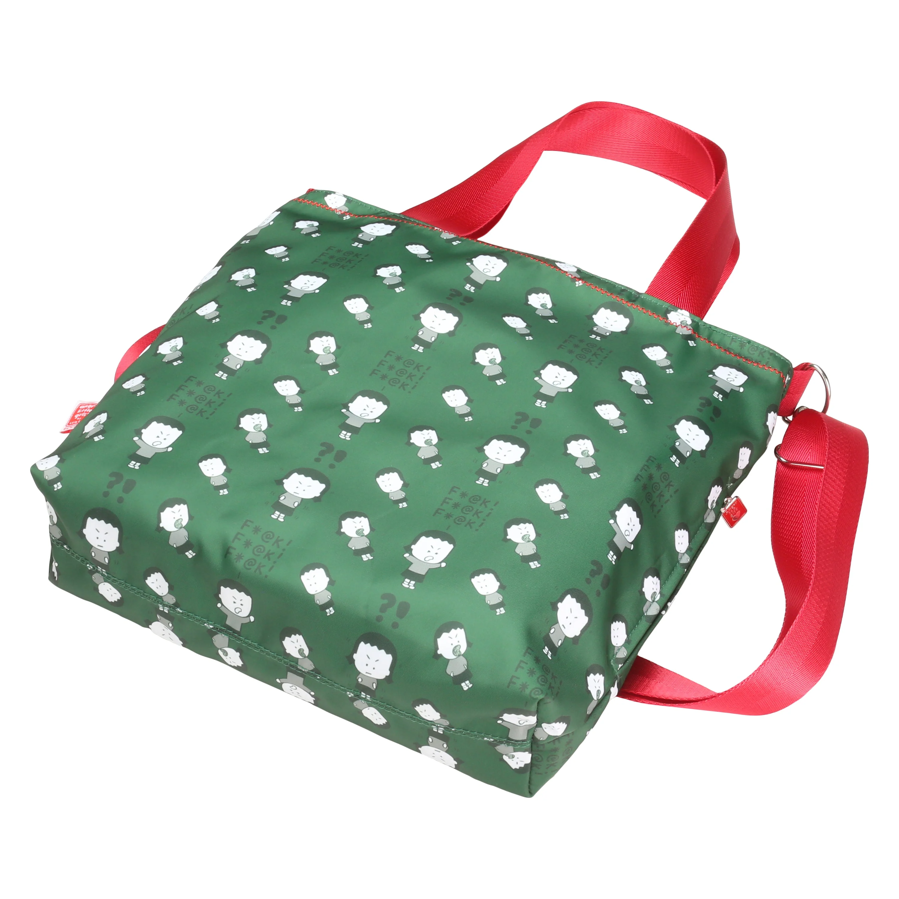Army Green FFF crossbody tote bag - Image 2