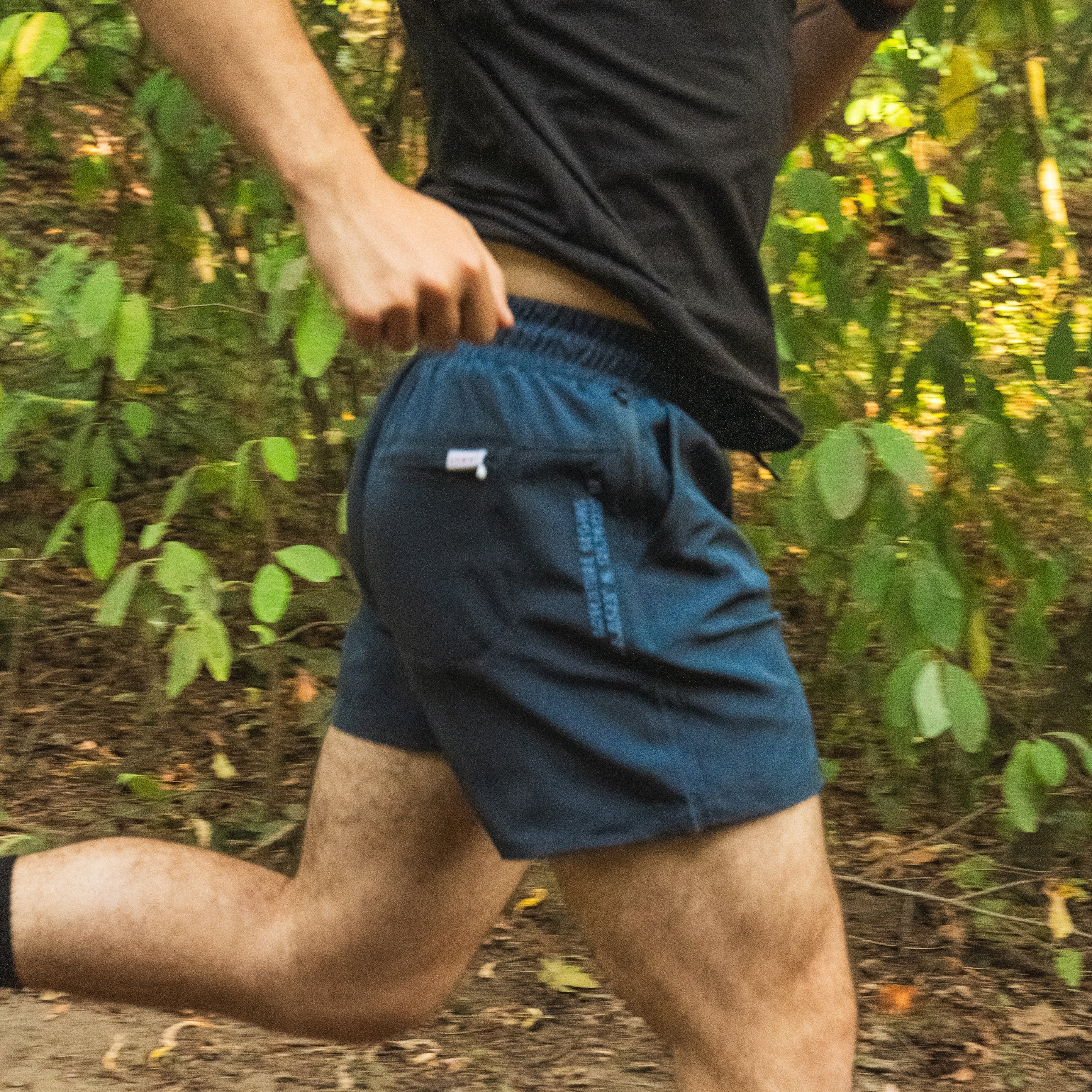 Athletic 5 Inch Recycled Shorts - Cascade Blue - Image 2