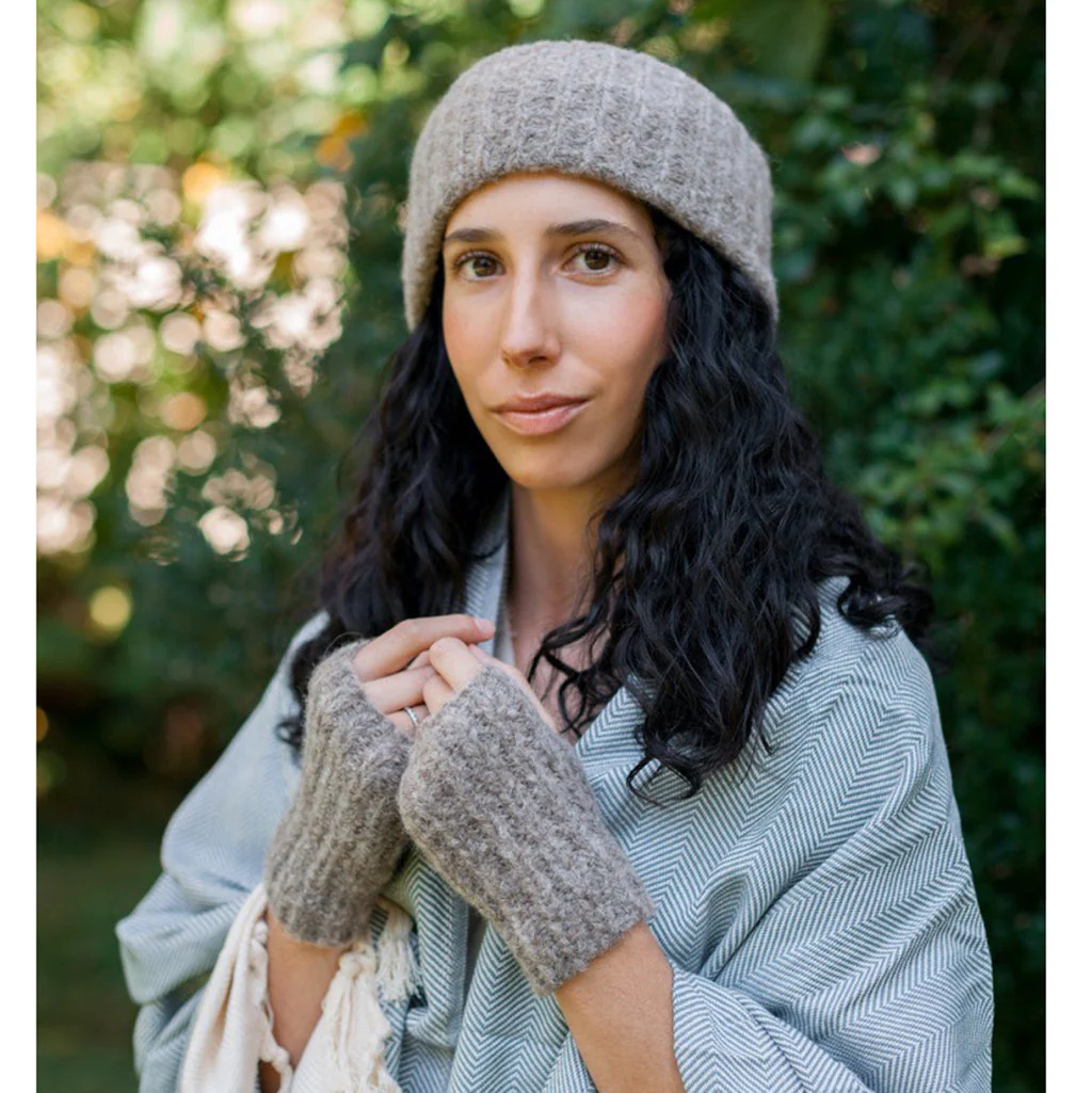 Autumn Ribbed Alpaca Ear Warmer - Image 2
